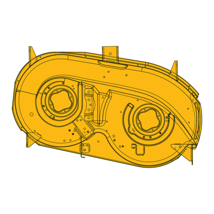 42&quot; Deck Shell &#40;Cub Yellow 2&#41;